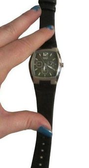 Casio Edifice EF-306 Mens Wristwatch WR 100M 1343 10Bar Green Dial MUG26