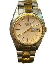 Seiko Women's Two Tone Stainless Day/Date Watch Vintage