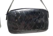 CYNTHIA ROWLEY black leather shoulder bag