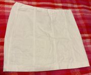 White Mini Skirt