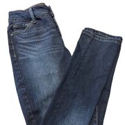 Time and Tru Straight Leg Dark Wash Denim Jeans - Size 6