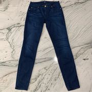 7 For All Mankind Mid Rise Skinny, Women’s Size 30