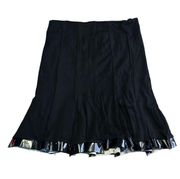 VTG Alberto Makali Size 14 Black Skirt