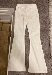 White Bell Bottoms jeans