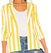 NWT REVOLVE LPA Yellow Ivory Stripe Blazer LPAR-WO65 Size S