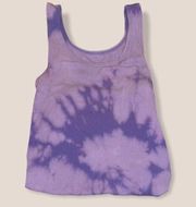 handmade tie dye tank top