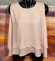 Metaphor pretty pink blouse size XL