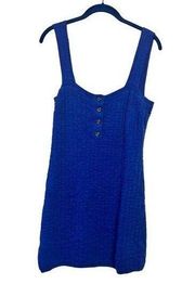 Free People Beach blue sleeveless sweater dress XL