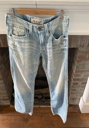 Womens Big Star Jeans Style The Union size 29 Regular Light Wash Flared