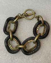 New York Chunky Link Toggle Clasp Bracelet