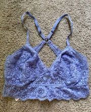 Xhilaration women’s small purple lace bralette bra