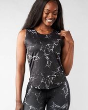 BuffBunny Limitless Flow Top Black Marble Size XS