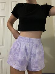 Purple Tye-dye Shorts