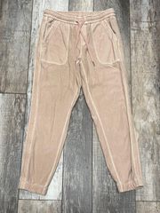 Farallon Jogger Pants Mocha Latte Color With Front & Back Pockets Sz 2P