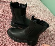 Black Vintage Chunky Boots