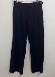 Tory Burch black wide leg dress pants size 6