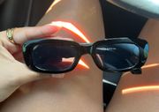 Black Rectangle Sunglasses