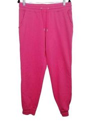 Primark Womens 8-10 Pink Drawstring Joggers Sweatpants with Pockets