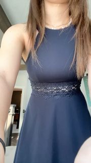 Formal Navy Blue Dress