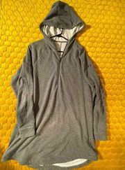 HellyHanson grey hoodie (extra long) XL