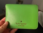 Small Bifold Green Madison Wallet