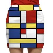 Loudmouth Augusta Magic Color block Dutch Treat Skort