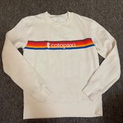 Cotopaxi white crewneck woman’s size small