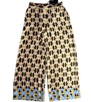 Bailey 44 Women's Wide Leg Palazzo Pants Silky Wild Print Pockets Medium - $169