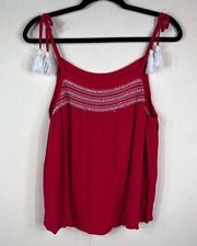 Unbranded Tassel Tie Strap Boho Cami