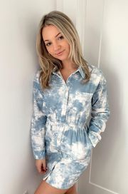 Tie Dye Shirt Dress