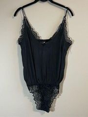 ✨ Saints + Secrets Camisole Lace Bodysuit Black Women's Small