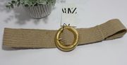 NWT  Stretchy Belt With O Buckle Size US 32