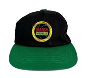 Vintage 90s March Madness Doritos  Basketball Snapback Hat Green Bill OS