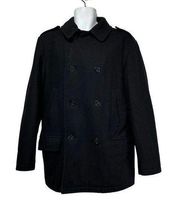 Nautica Anchor nautical Button Wool Coat Size L