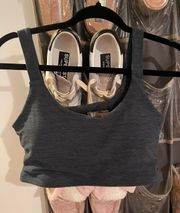 Altard State Twist Back Sports Bra Grey