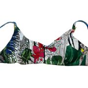 Swiminista x Christian Lacroix Play Top in Jardin Exo Chic Print Small New