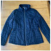 Guess Water Resistant Chevron Quilted Puffer Jacket, Size L