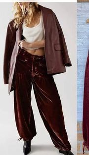 We The Free  Lotus Velvet Pants Garnet Women’s size 27