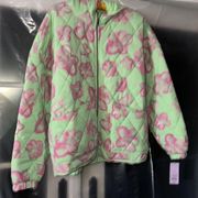 Hooded Quilted Jacket - Wild Fable Sz L