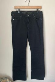 Citizens Of Humanity Black Amber Boot Cut Mid Rise Jeans Size 29