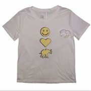 3/$30 ivory ella | Women's Smile, Heart, Elephant Graphic Tee