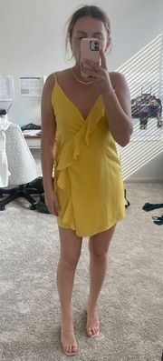 Yellow Tie Dress 