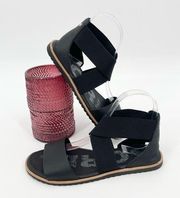 Sorel Ella Sandal Gladiator Black Size 7