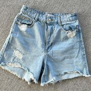 Zara high rise shorts