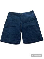 jean shorts Bermuda style button/zip closure high rise size 12