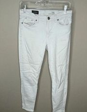 J. Crew White‎ Toothpick Jeans