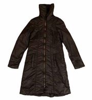 Vince High Neck Puffer Coat Black