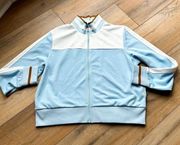 Wild Fable Track Jacket XS Blue White Athletic Y2K Lounge Sporty Prep Sweatshirt