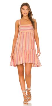 Sadie Dress By  In Azalea Stripe S