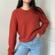 Ted Baker Oversized Knit Burnt Orange Size Large